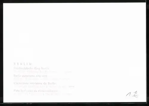 AK Berlin, Stadtautobahn-Ring, Abschnitt Halensee bis Hohenzollerndamm