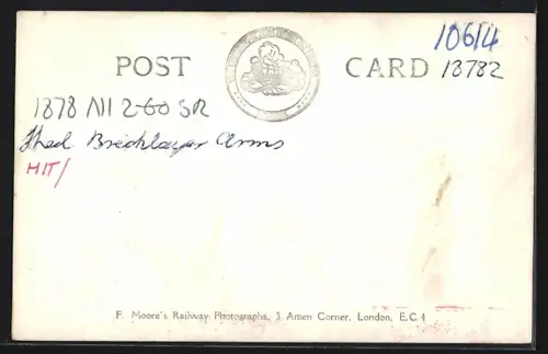 Foto-AK Englische Eisenbahn, Lokomotive No. 878 der Southern Railway