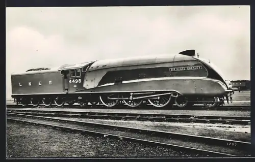 Foto-AK Englische Eisenbahn, Lokomotive No. 4498 der LNER