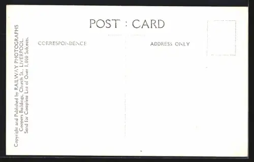 Foto-AK Englische Eisenbahn, Lokomotive No. 4498 der LNER