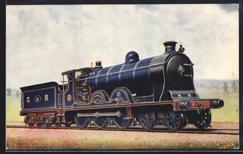 AK Englische Eisenbahn-Lokomotive No. R-50 Sir James Thompson der Caledonian Railway