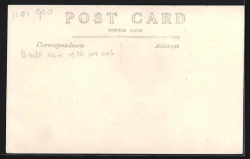 Foto-AK Englische Eisenbahn, Lokomotive No. 1101