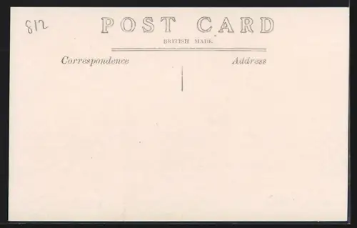 Foto-AK Englische Eisenbahn, Lokomotive No. 812