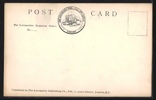 Foto-AK Englische Eisenbahn, Lokomotive No. 1470 der G. N. R.