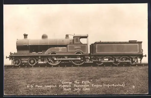 Foto-AK Englische Eisenbahn, Lokomotive No. 2663 George the Fifth