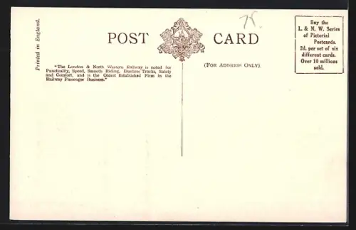 Foto-AK Englische Eisenbahn, Lokomotive No. 2663 George the Fifth