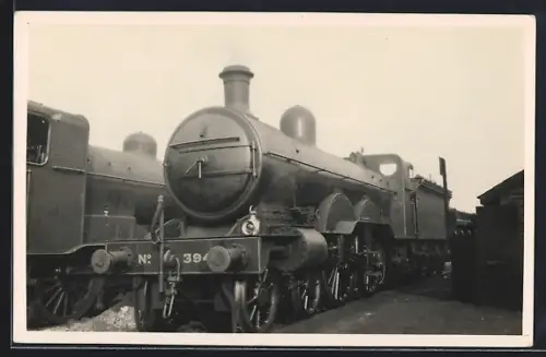 Foto-AK Englische Eisenbahn, Lokomotive No. 394