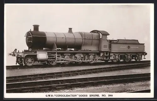 AK Englische Eisenbahn Nr. 2803, Great Western