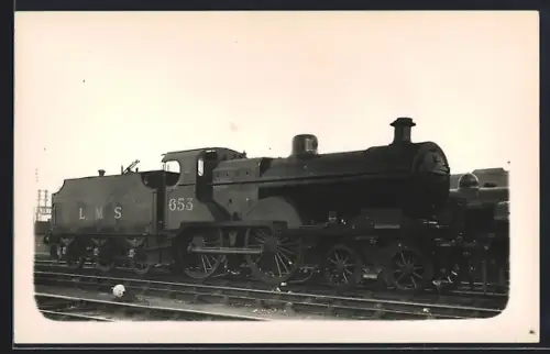 Foto-AK Englische Eisenbahn, Lokomotive No. 653 der LMS