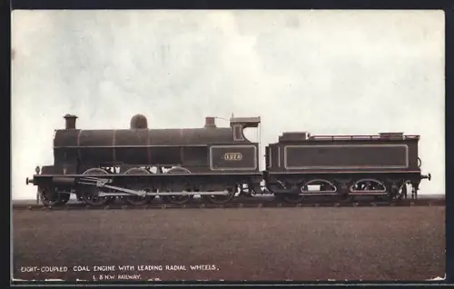 AK Eight-Coupled Coal Engine No. 1273 L & NW Railway, englische Eisenbahn