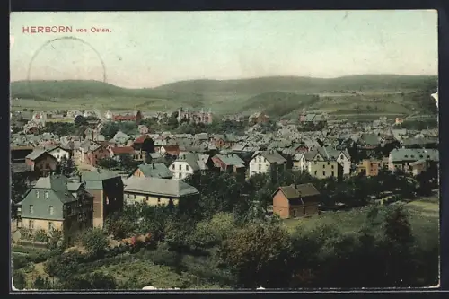 AK Herborn / Dill, Teilansicht von Osten