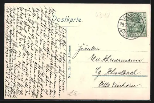 AK Herborn / Dill, Teilansicht von Osten