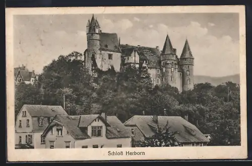 AK Herborn / Dill, Sicht auf das Schloss