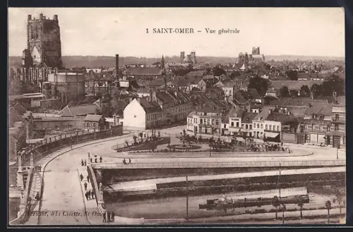 AK Saint-Omer, Vue générale