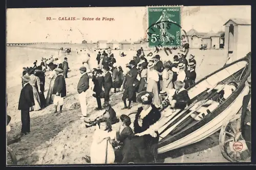 AK Calais, Scène de Plage