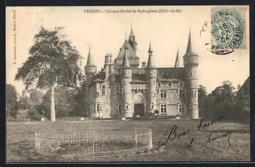AK Fruges, Château féodal de Radinghem