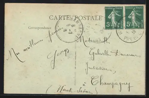 AK Saint-Omer /P.-de-C., Ruines et Square St-Bertin