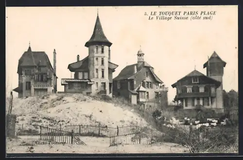 AK Le Touquet-Paris-Plage, Le Village Suisse côté sud