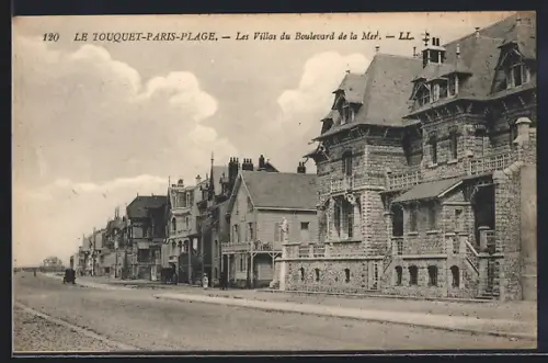AK Le Touquet-Paris-Plage, Les Villas du Boulevard de la Mer