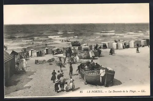 AK Le Portel, La Descente de la Plage
