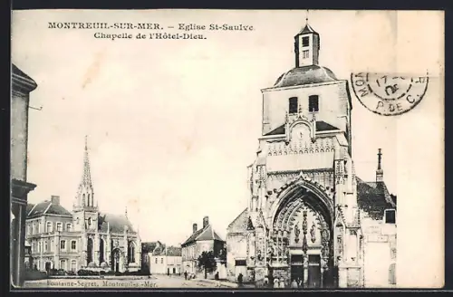 AK Montreuil-sur-Mer, Eglise St-Saulve, Chapelle de l`Hôtel-Dieu