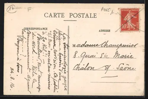 AK Montreuil-sur-Mer, Cavée St-Firmin et Vieilles maisons