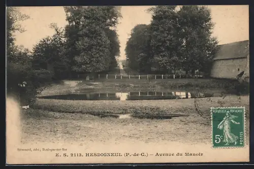 AK Hesdigneul /P.-de-C., Avenue du Manoir