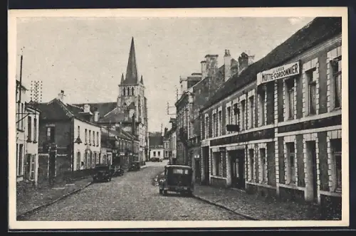 AK Fruges, Rue de St-Omer, Strassenpartie