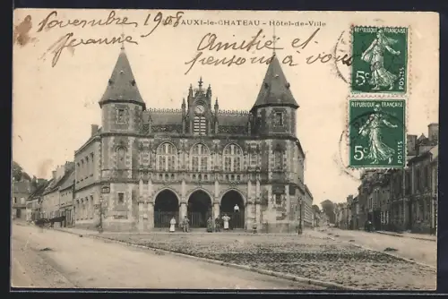 AK Auxi-le-Chateau, Hôtel-de-Ville