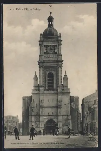 AK Lens, L`Eglise St-Léger