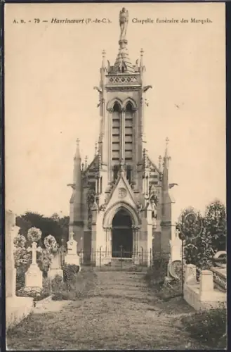 AK Havrincourt /P.-de-C., Chapelle funéraire des Marquis