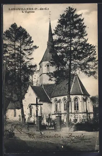 AK Longvillers /P.-de-C., L`Église