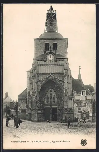 AK Montreuil /Pas-de-Calais, Eglise St-Saulve