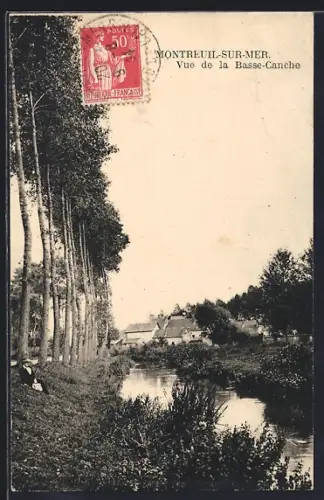 AK Montreuil-sur-Mer, Vue de la Basse-Canche