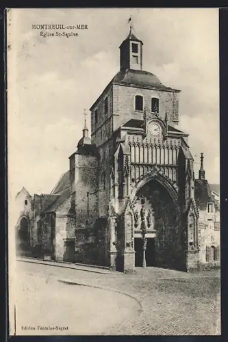 AK Montreuil-sur-Mer, Église St-Saulve