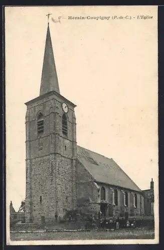 AK Hersin-Coupigny /P.-de-C., L`Eglise