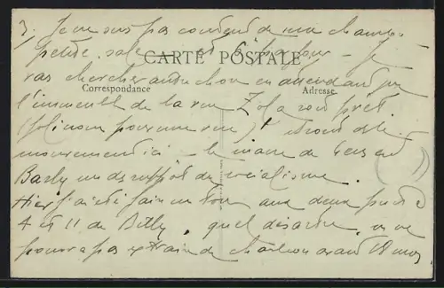 AK Billy-Montigny /P.-de-C., Rue de Rouvroy après la guerre, Strassenpartie