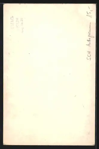 AK Schauspielerin Ilse Hass in dunklem Kleid mit Autograph