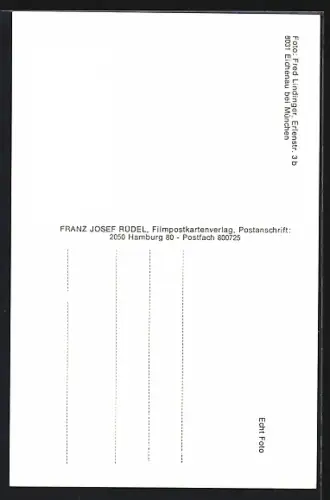 AK Schauspieler Jürgen Scheller im Porträt mit Autograph