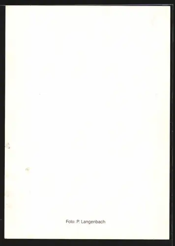 AK Sabine Postel, Portrait, Autograph