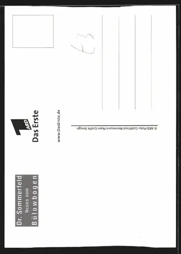 AK Rainer Hunold, Portrait, Autograph