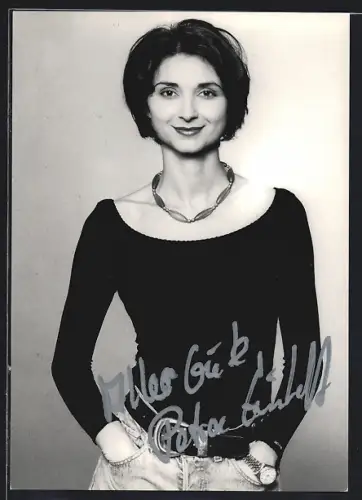 AK Petra Einhoff, Portrait, Autograph