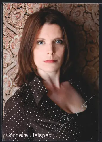 AK Cornelia Helsner, Portrait, Autograph