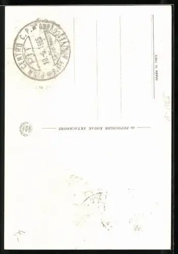 AK Papst Paul VI. mit weisser Kappe