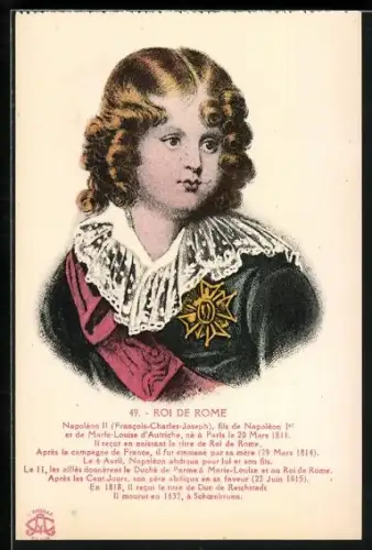 AK Napoleon, Roi de Rome