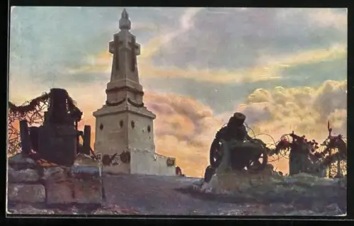 AK Redipuglia, L`Ossario dei Caduti, Kriegsgräber