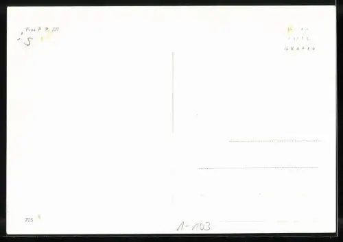 AK Papst Pius XII. in weisser Robe