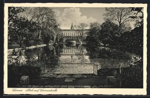 AK Weimar / Thüringen, Blick auf die Weimarhalle