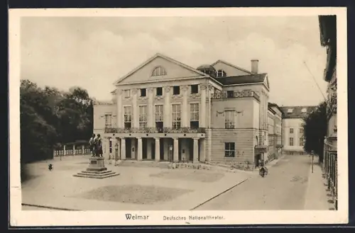 AK Weimar / Thüringen, Deutsches Nationaltheater