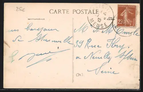 AK Stainville /Meuse, Fontaine Napoléon et l`Hôpital Francais